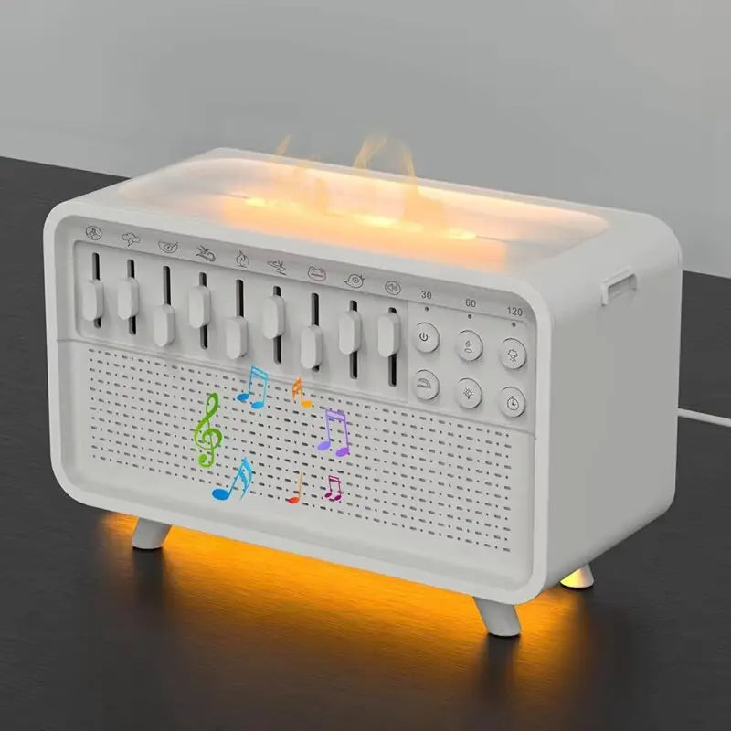 2025 Aromatherapy Sleep Device Portable White Noise Night Light Humidifier with 150ml Water Tank for Babies, Kids, and Adults